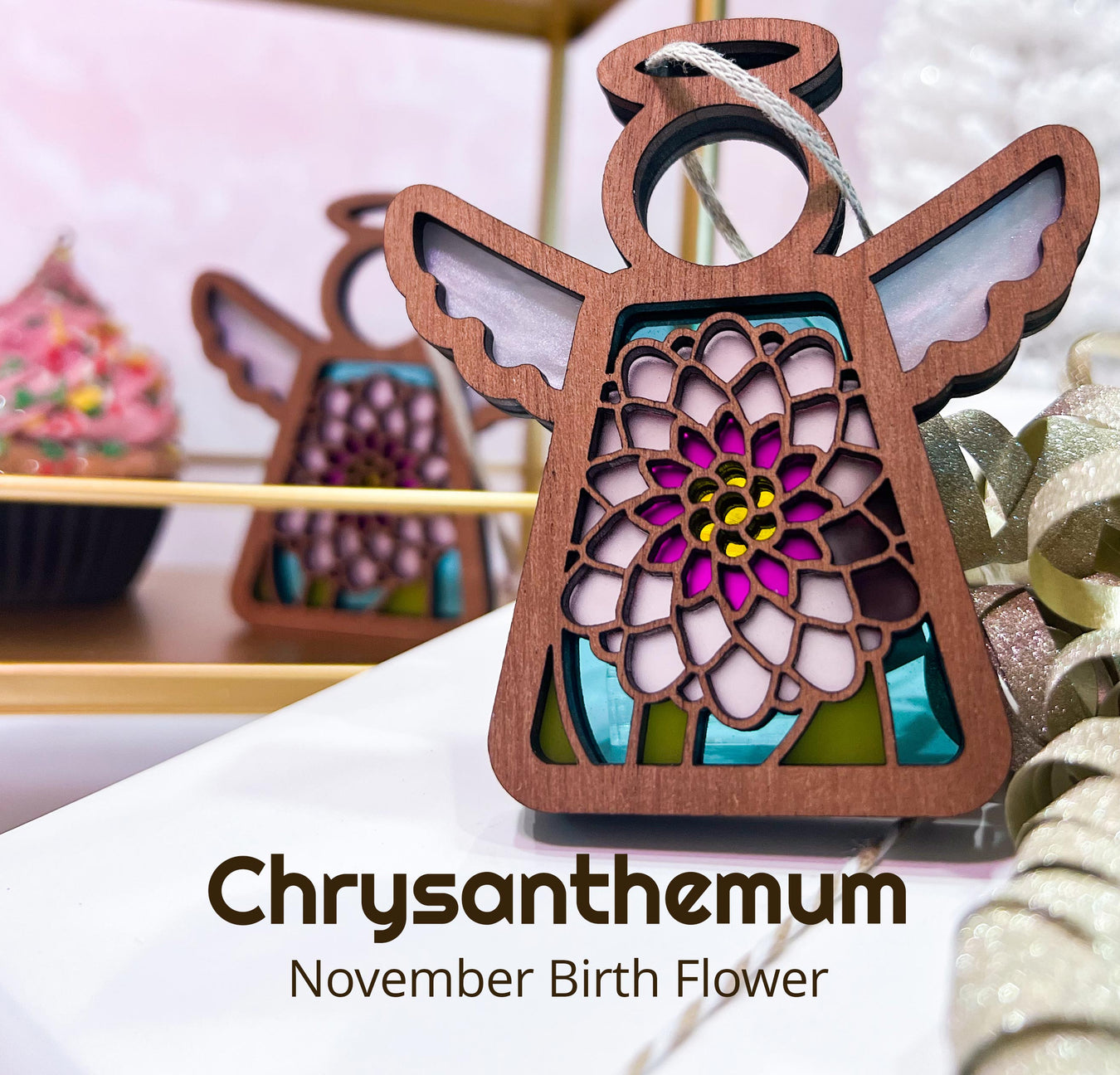 Chrysanthemum. The birth month flower for November.