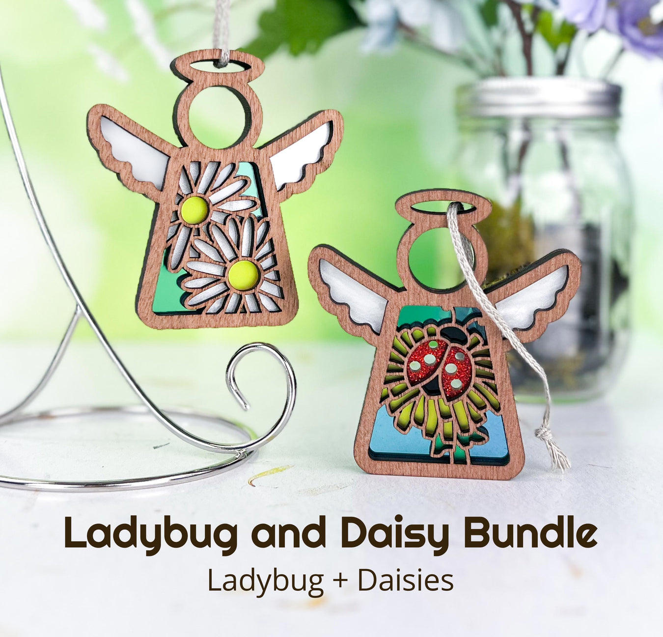 Ladybug and Daisy Bundle - Ladybug and Daisy Mother’s Angels are included.