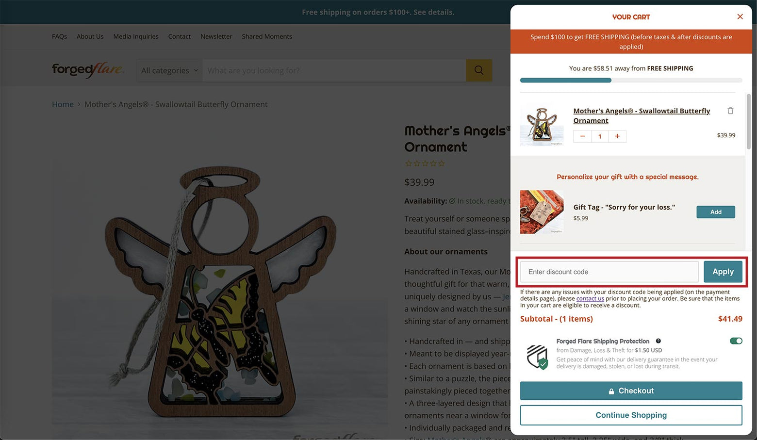 How to Apply Your Discount Flare®