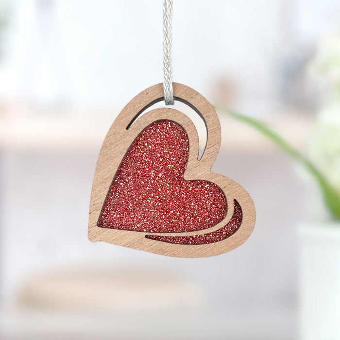 "I Love You" Red Heart Ornament, 2.5"