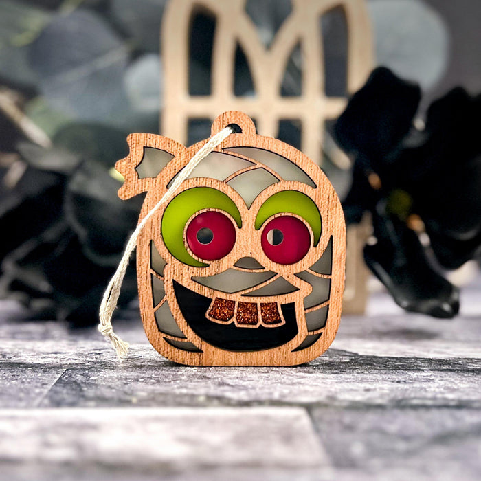 Halloween Monster - Mummy Ornament, 3.5"