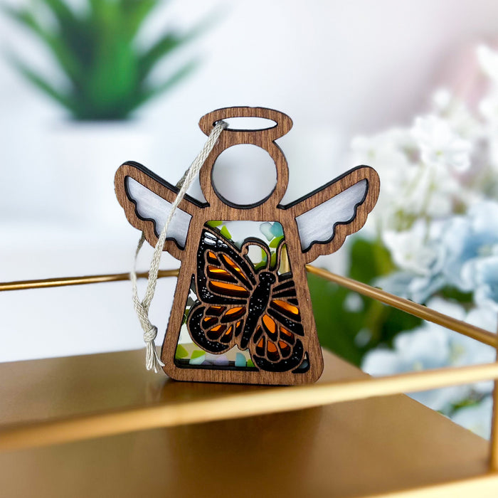 Texas-crafted butterfly angel decor