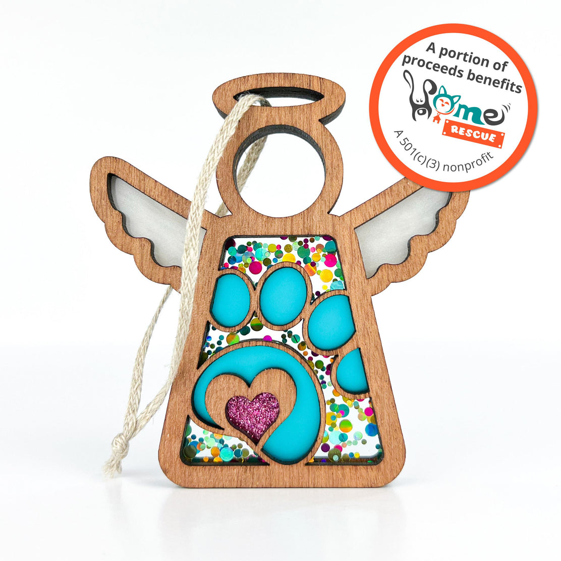 Paw Print Sympathy Gift for Pet Loss