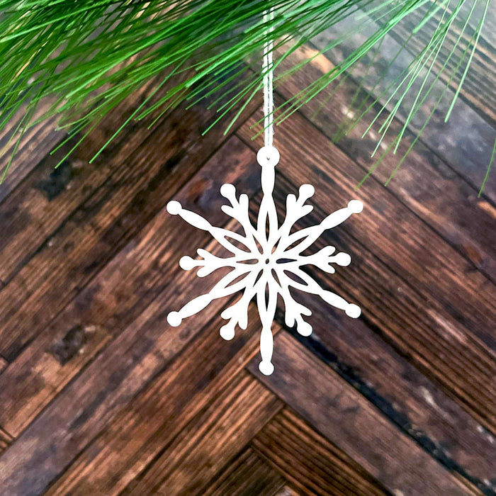 Wintry Wonderland Snowflake - Celestial Frost, 3"