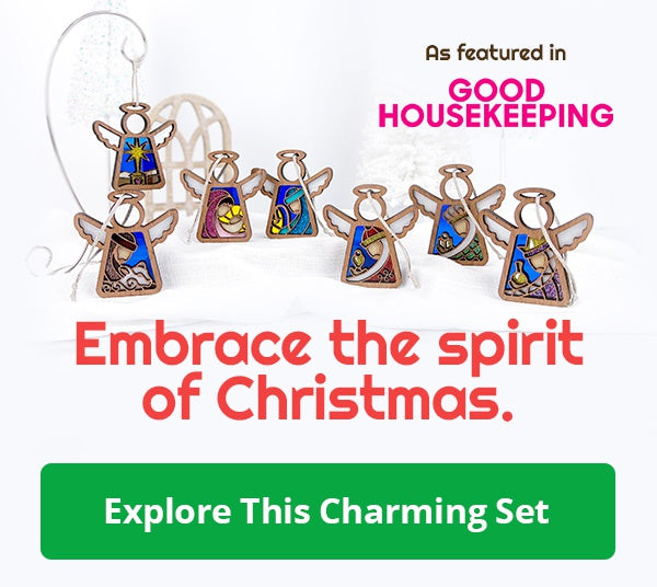Embrace the spirit of Christmas. Introducing our NEW Christmas Nativity collection. Explore This Charming Set. As featured in Good Housekeeping.