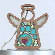 360-degree video of a pet memorial ornament, ideal for remembering your cherished furbaby with love and sympathy.